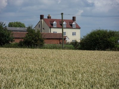 Photo A2 Battlefield Farm Upper Battlefield Viewed across fields to the  c2011