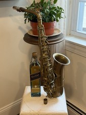 Antique Brass Saxophone Dec 8, 1924 #1119954 “AS IS, FOR PARTS” Model P161101-L