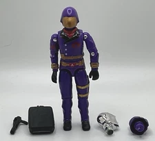 GI Joe BLACK MAJOR Purple COBRA COMMANDER Unreleased ‘97