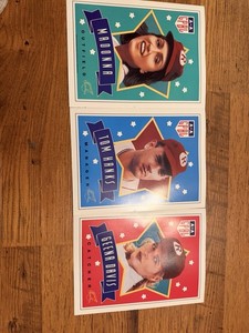 A League Of Their Own 1993 Giant Promo Cards Madonna, Tom Hanks, Geena Davis