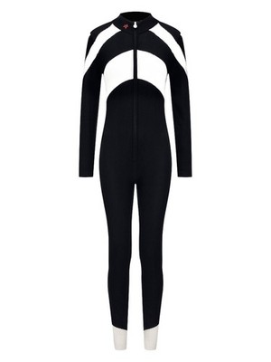 Perfect Moment Women's Jumpsuit XL Black 100% Wool Skinny Jumpsuit New with tags