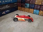 Vintage Hot Wheels Real Riders Red/White THUNDERSTREAK Formula 1 w/ Gray Hub