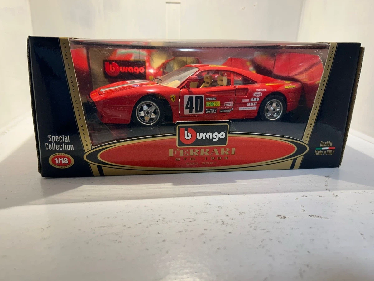 当時物　1/18 ミニカー　Bburago　ブラーゴ　フェラーリGTO 1984 Amazon | ブラーゴのフェラーリ 288 GTO RALLY 1 18モデル | ミニカー ミニカー