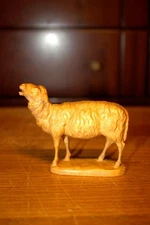 6" ANRI HAND CARVED WOOD KARL KUOLT NATIVITY SET SCENE SHEEP FIGURINE FIGURE