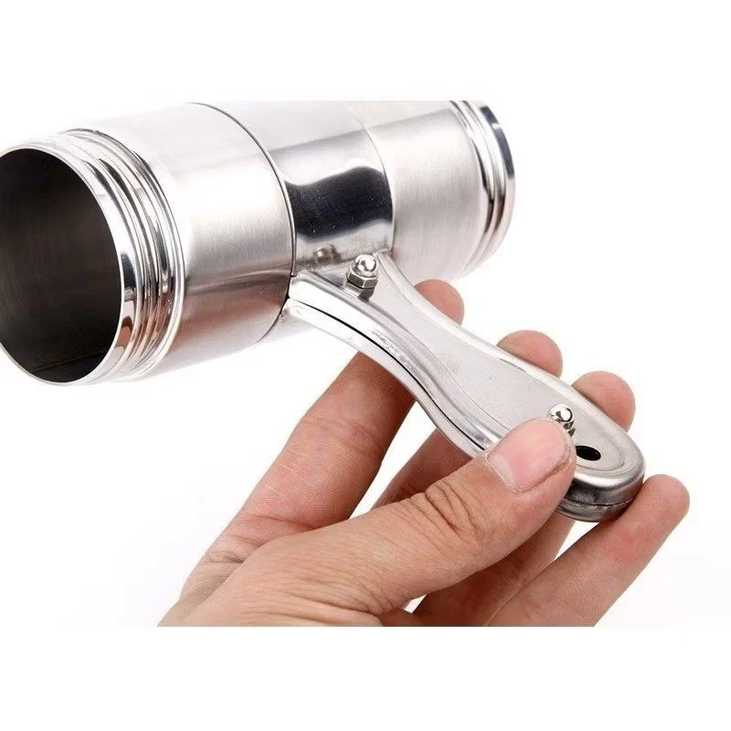 Stainless Steel Manual Noodle Pasta Maker Hand Press Kitchen Tool (5 molds) - Image 4 of 4