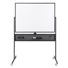 Magnetic White Board Large Standing White Board 120 x 90 CM Office-Black