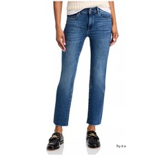 DL1961 Mara Straight Mid Rise Ankle Raw Hem size 29 Jeans