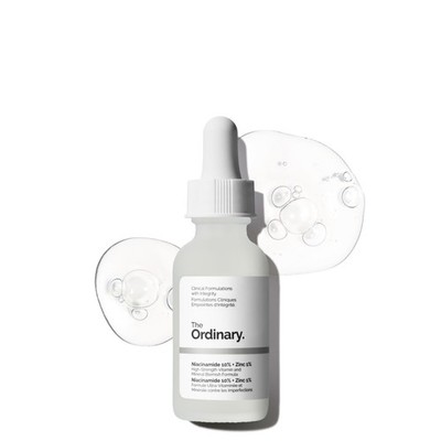 Niacinamide 10% + Zinc 1%, Smoothing Serum for Blemish-Prone Skin, 1 Fl Oz