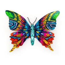 Patricia Govezensky- Original Painting on Cutout Steel "Butterfly"