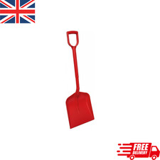 Vikan Shovel Large Lightweight Strong Plastic Rust Proof Food Snow Manure Red