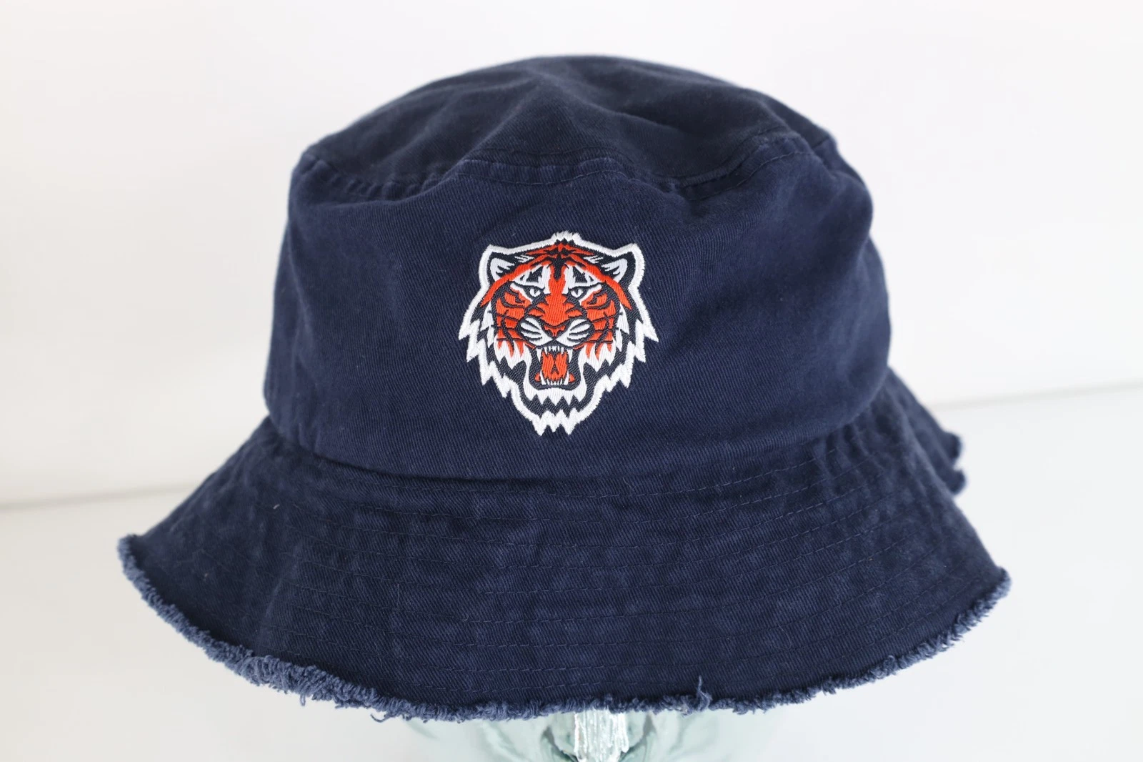 Vintage Y2K SGA Retro Logo Detroit Tigers Baseball Boonie Bucket Hat Adult OSFM