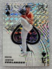 JUSTIN VERLANDER 2021 Panini Mosaic - Aces #ACE7 Mosaic Prizm DETROIT TIGERS