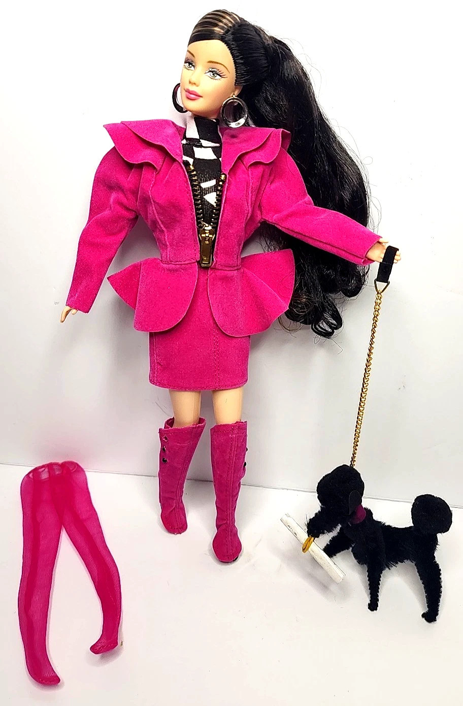 VETEMENTS Barbie vintage anni 90 NO DOLL designer Carol Spencer Fifth Avenue vestito barboncino cane