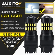 2X AUXITO 3157 3156 LED Reverse Bulb Backup Signal Light 6000K For Chevrolet 48H