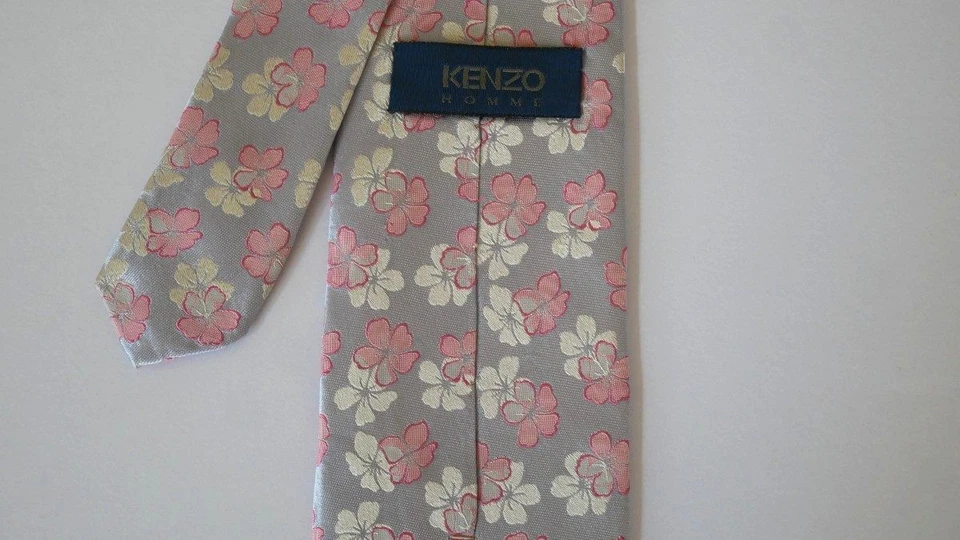 Corbata de lujo KENZO kenzo corbata para hombre unisex TODA SEDA MULTICOLOR PRECIOSA P8 Foto 3 de 4