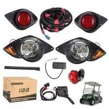 Golf Cart Headlights and Taillight Kit Fit Yamaha G29 YDR Drive 2007 Up,
