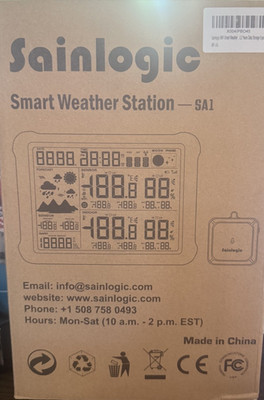 Sainlogic Smart Weather Station SA1 (OPEN BOX)