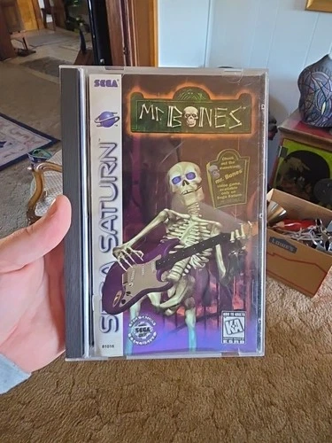 Mr. Bones Sega Saturn 1996 horror action Game, Manual w Reg Card  Ex Cond