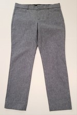 Banana Republic Sloan Textured Mid-Rise Gray-Blue Sleek Ankle Pants Size 6 NWT