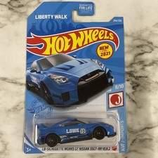 Hot Wheels New For 2021 #204 LB-Silhouette Works GT Nissan 35GT-RR VER.2 Blue