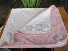 Gymboree Vintage Blanket Pink Elephants MAMA & BABY