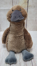 Aurora Plush Charming Tall Tales Platypus Stuffed Animal Brown Gray 14" 2022