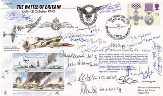 Battle of Britain Major Assault Signed 14 Battle of Britain Pilots Crew 11