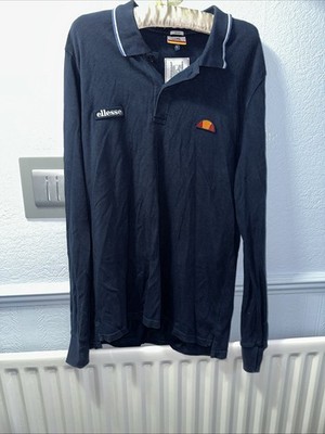Vintage Ellesse Leonardo Servadio Long Sleeve Top Size L Slim