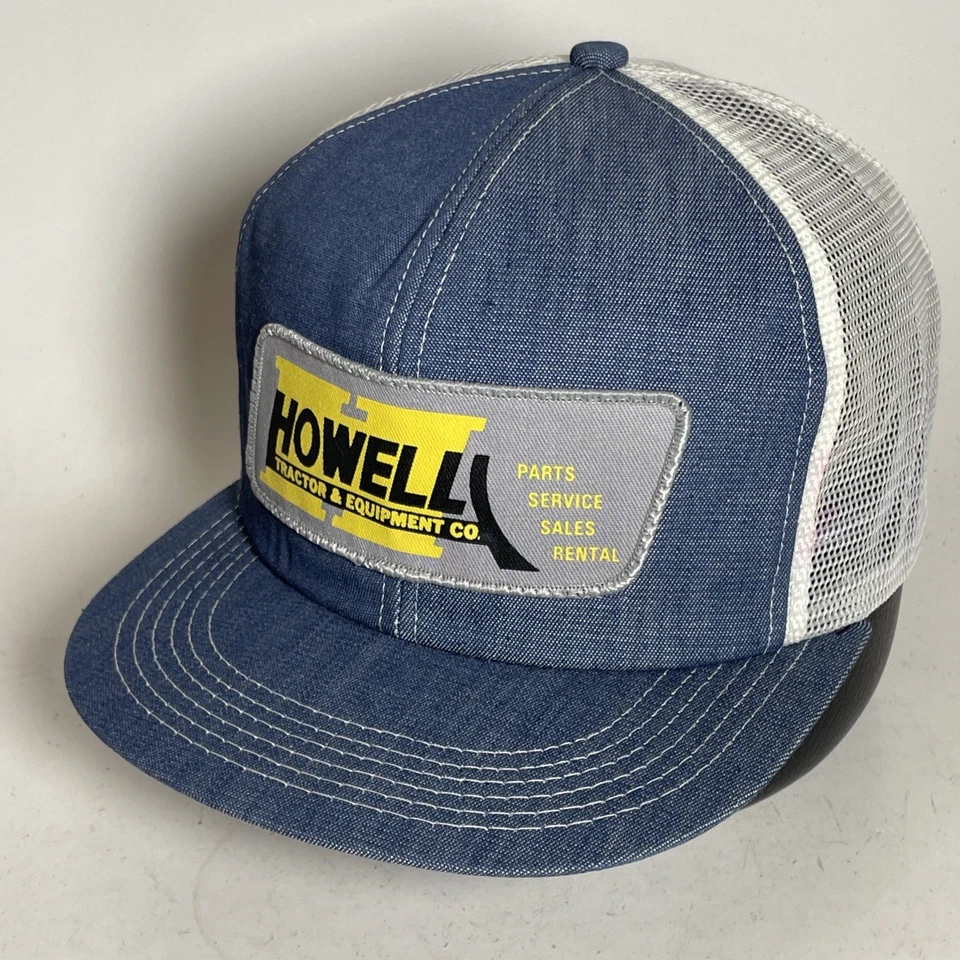 Gorra de tractor Howell de colección Snapback Denim marca K productos hechos en granja EE. UU. Foto 4 de 4
