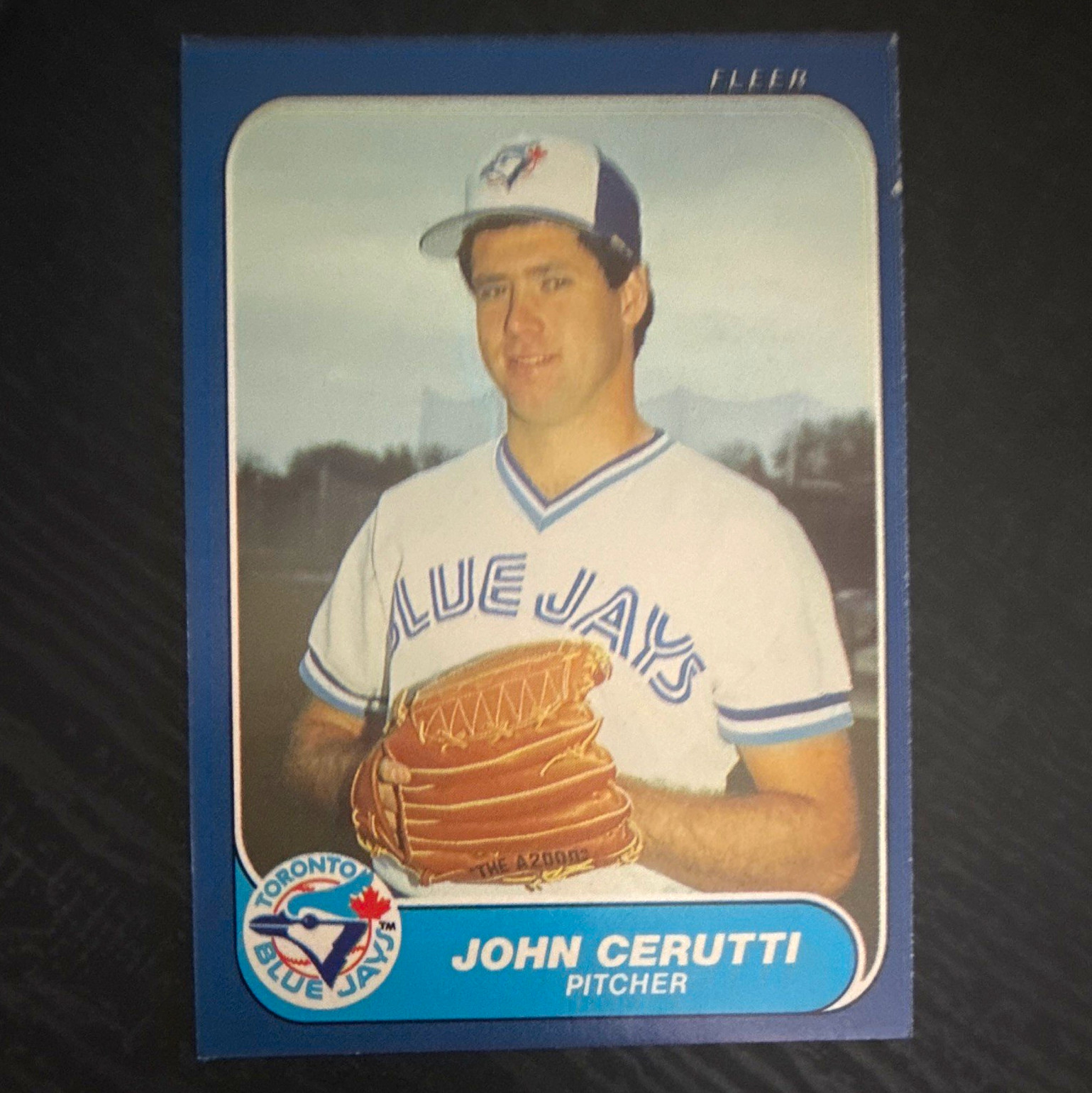 Fleer 1986 Update John Cerutti #U-24 Toronto Blue Jays MLB Baseball Card