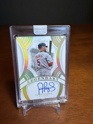 Albert Pujols 2025 Panini Flawless Legendary Gold Auto Jersey SP /10