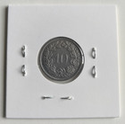 ©1976 Switzerland Swiss 10 Rappen Helvetica Foreign Coin KM# 27 — photo 2