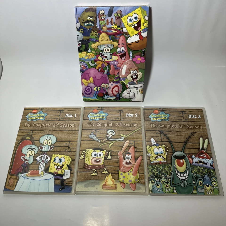Sponge Bob Square Pants The Complete Third Season, Disc 1,2,3 - Image 3 of 4
