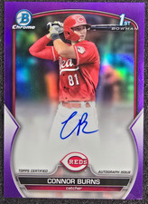 2023 Bowman Draft Chrome 1st Purple Refractor AUTO /250 Connor Burns #CDA-CB
