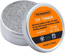 TOWOT Tip Tinner For Electronics Soldering, Iron Cleaner and Re-Tinning... 