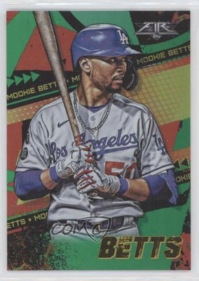 2022 Topps Fire Green 114/199 Mookie Betts #69 0p1n
