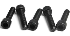 Black-Oxide Alloy Steel Socket Head Screw M10 x 1.5 mm Thread Size, 20 mm Long