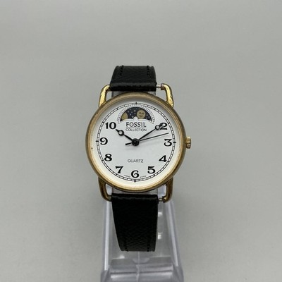 Fossil Collection Womens Watch 30mm Gold Tone Moon Phase  display picture 2