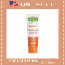Essentials Zinc Oxide Skin Protectant Paste (4 Oz Tube), Unscented, Barrier, Inc