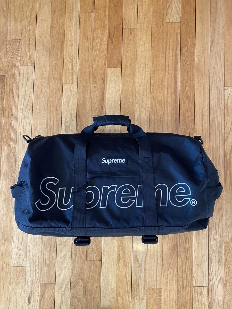 Supreme Duffle Bag Black (FW18) - 100% Authentic | eBay Supreme Duffle Bag Black (FW18) - 100% Authentic | eBay