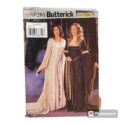 Butterick Renaissance Costumes Medieval Gowns Pattern Cosplay Ladies in Waiting | eBay Butterick Renaissance Costumes Medieval Gowns Pattern Cosplay Ladies in Waiting | eBay