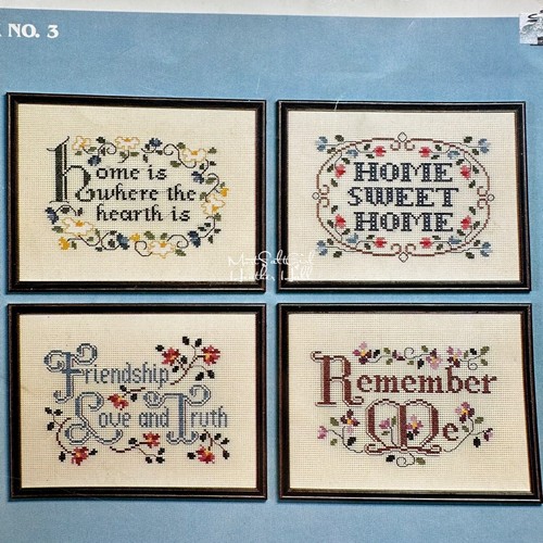 Altmodisches Mottos Buch Nr. 3 Astor Place 1881 Faltblatt Home Sweet Home Friends - Bild 2 von 3