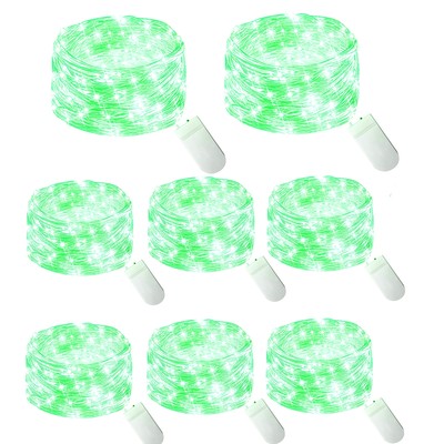 30 Micro LED 8 Pack 10ft Starry String Lights, Waterproof Firefly Moon Lights...