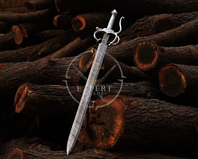 Damascus Steel Marvelous Zorro Sword, Medieval Viking Sword with Cover Gift
