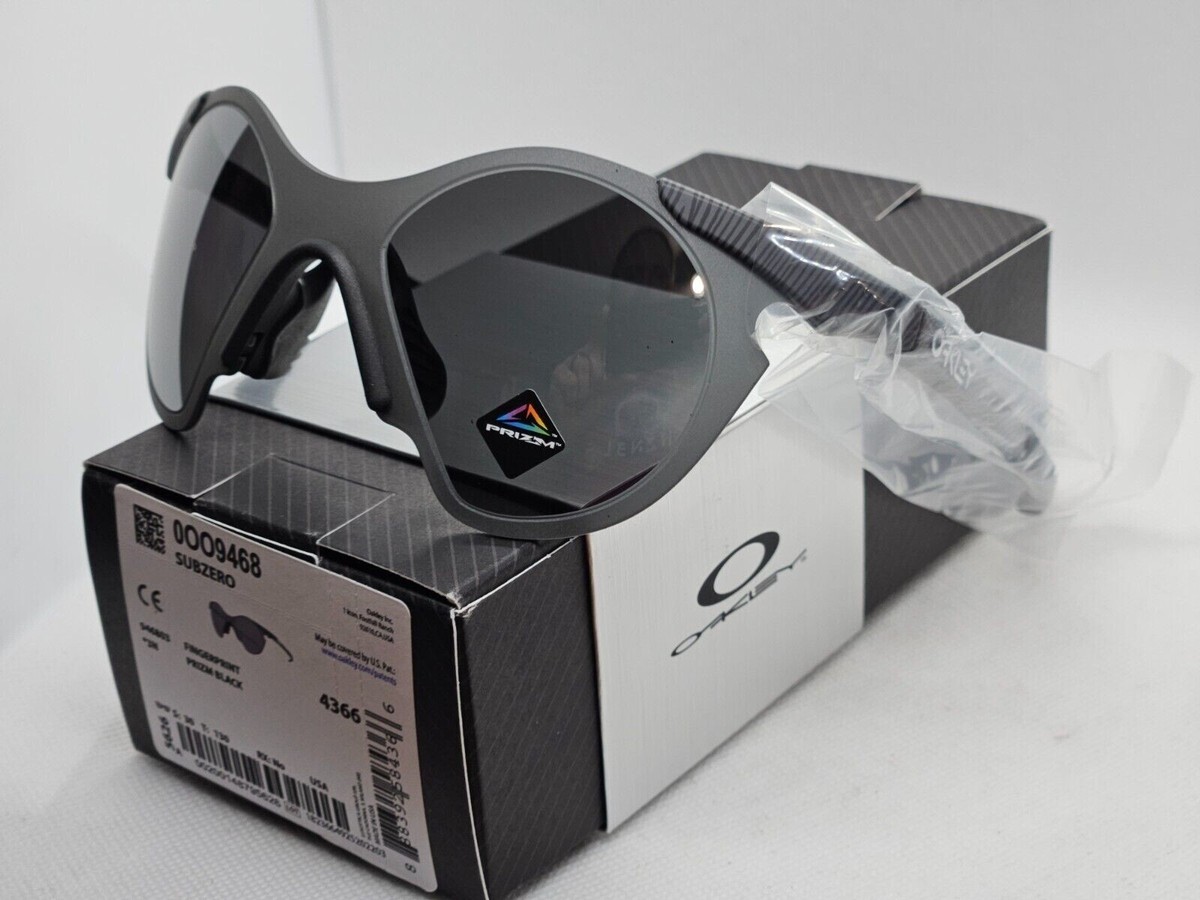 2022 OAKLEY SUB ZERO FINGERPRINT PRIZM BLACK 100% AUTHENTIC 2022 OAKLEY SUB ZERO FINGERPRINT PRIZM BLACK 100% AUTHENTIC