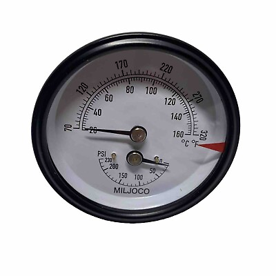 #ad Milijoco 007399F M Temperature amp; Pressure Gauge Kit Brand New $29.67