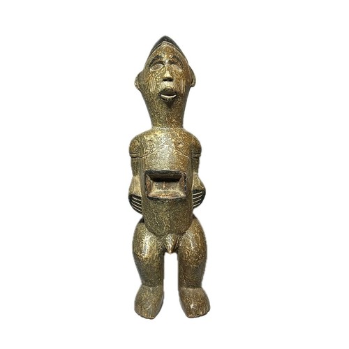 Statua zanna africana legno vintage intagliata a mano decorazione casa statua-653 - Foto 13 di 24