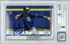 Fernando Tatis Jr 2019 Topps Autographed Rookie Card #410 BGS 9 BAS 10