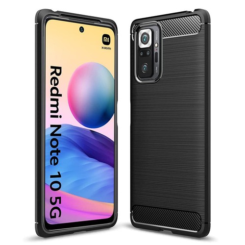 Carbon Fibre Shockproof Bumper Case Cover For XiaoMi Redmi Note 10 11 Pro 4G 5G - Picture 2 of 9