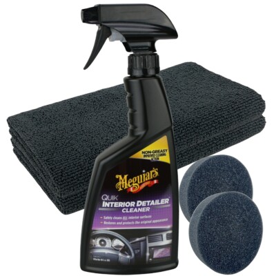 Meguiar`s Quik Interior Detailer 473 ml + Applicator & Tücher